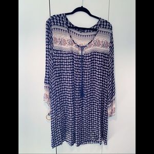 Navy Boho Tunic